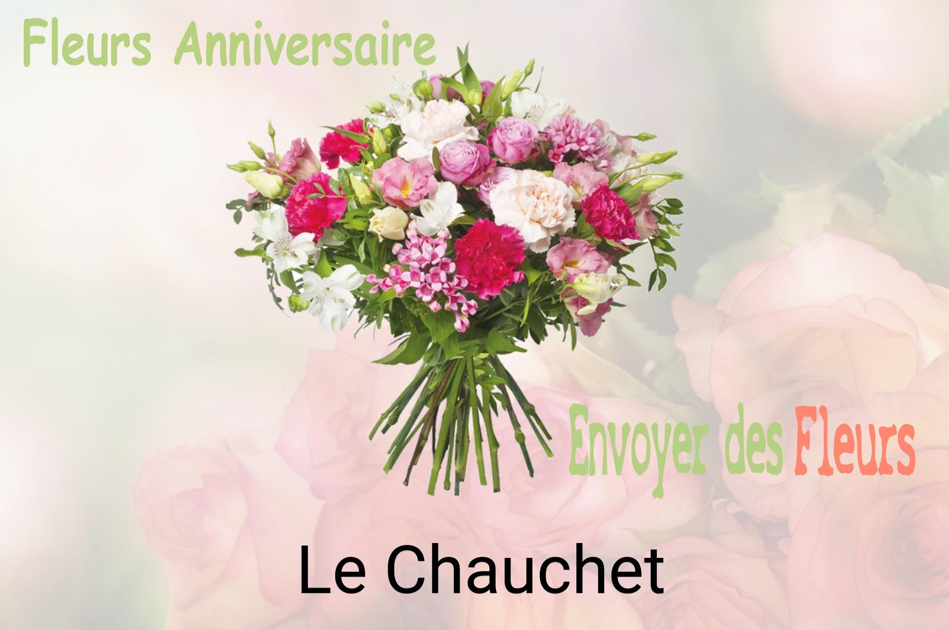 Bouquet de fleurs d’anniversaire livré à Le Chauchet
